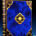 The original cover for the Sky Testament; it was at one point the most common cover, however it fell out of use towards the middle of the 17th century