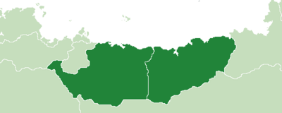 Location of Rubric Coast Consortium member states (dark green) in North Scipia (light green)