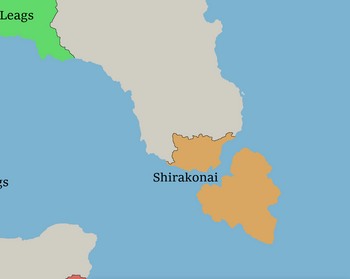 Location of shirakonia / 白コナイ