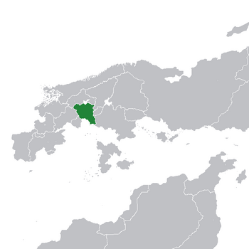 Location of Illyntheria (green) in Lira (dark grey)
