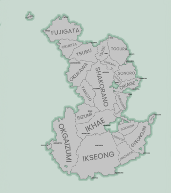 Prefectural Map of Ilbon