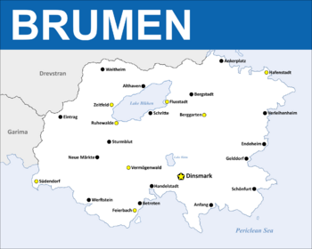 Political Map of Brumen