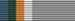 Ribbon bar of the Silver Medal of the General Kiuva