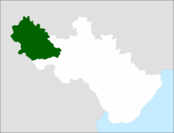 Location of Finstria within Borland