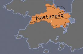 Map of Nastanovo with Cesyllian Neighbors
