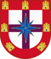 Royal Coat of Arms of the House of Azulejeiras, also arms of Luzela