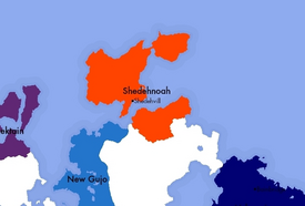 Location of Shedehnoah