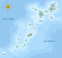 Location of Tower Islands