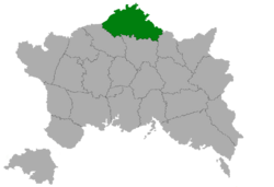 Location of Elethia in Kathia marked in green.