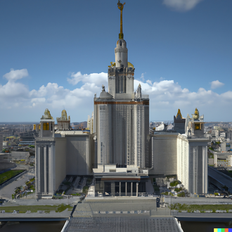 Photo of the palace of the Soviets