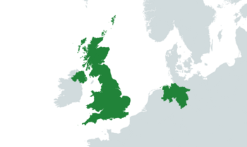 Location of UK / U.K.