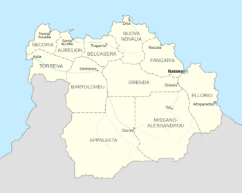 Administrative map of Gapolania