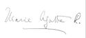 Marie-Agathe's signature