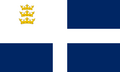 Flag of the Colony of Saint-Jean-Baptiste used from 1870 until 1947