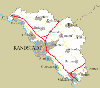 Location of Randstadt