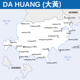 Political Map of Da Huang circa 1930