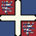 Flag of the Grand Duchy of Ostrozava under the Fabrian Váskory dynasty. In use from 1500 - 1629.
