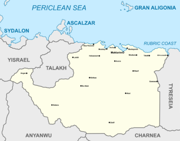 Map of Talahara