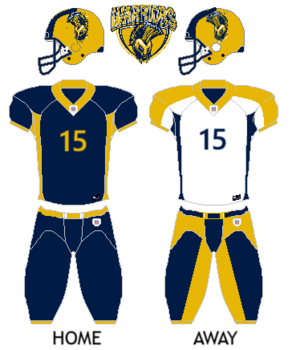 Nanaimo Warriors uniform.png