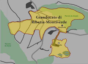 Location of Ribétia / Polentia