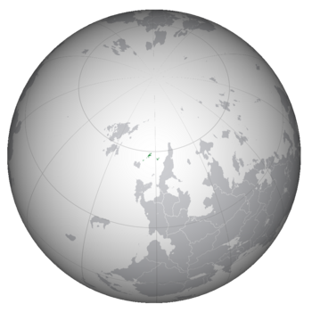 Location of Tethale in dark green