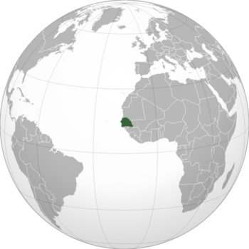 Location of Naaj in West Africa