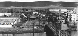 Downtown Krusensternburg in 1934