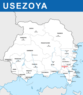 Usezoya political map