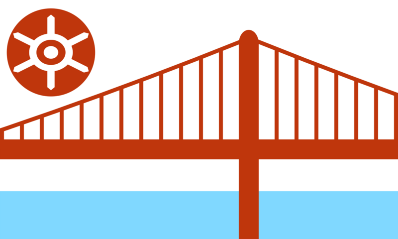 File:The City Flag of San Fransokyo.png