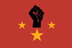 The Flag of the People's Socialist Republic of Sia