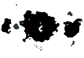 The Lesser Verdean Islands in comparison with other Verdean islands.