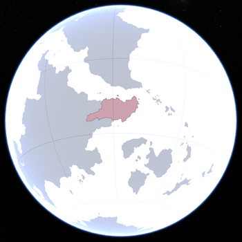 Location of Sìzhōu (red) in Artemia.