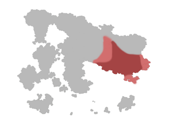   Arke extent at its height in 48 BC   Areas with known Arke settlement