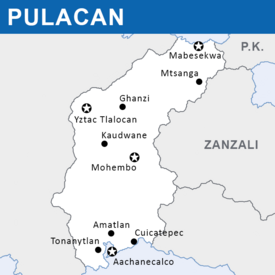 Map of Pulacan's major cities