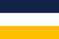 Current flag of the Kingdom of Kathia since 1815. A compromise flag between the monarchists and republics, the yellow and white stripes were reversed.