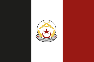 Salamat flag with military coa.png