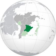 Location of  Xin Quai  (dark green) – in Kimena  (green & dark grey) – in the Kimenan Democratic League  (green)