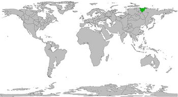 Location of Wody in the World.