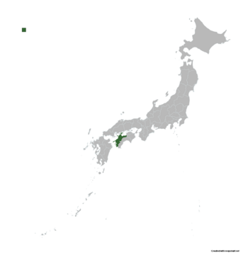 Location of Midoriyama in Asia