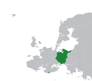The Englean Empire (green) in Ventismar