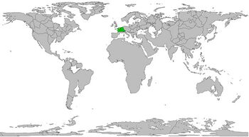Location of Sranca in the World.
