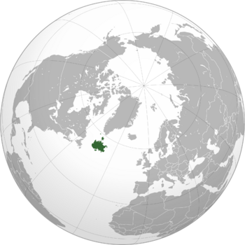 Location of Insulamia on the globe.