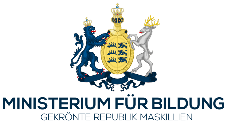 File:Minister of Education of the Realm logo.png