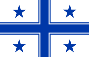 Blue four star flag.png