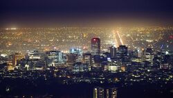 Port Talbot Night Skyline