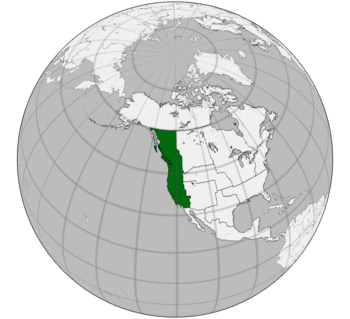 Location of Cascadea on the globe.