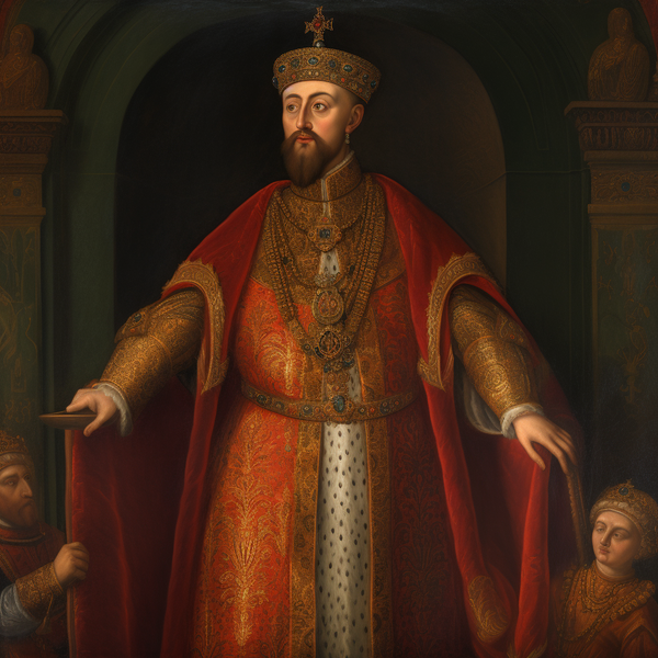 File:Manuel VII of Mesogeia, coronation portrait early 1600s.png