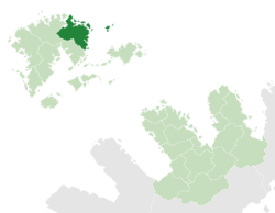 Dál bhFéidhlim (dark green) in Maltropia (light green)