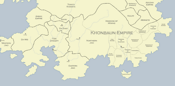 Great Kun in 1665, within the Khaunban Empire