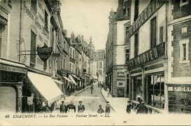 Pasteur Street, one of the liveliest streets in Chaumont